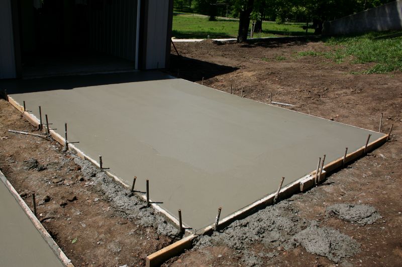 Concrete Pour in Spring